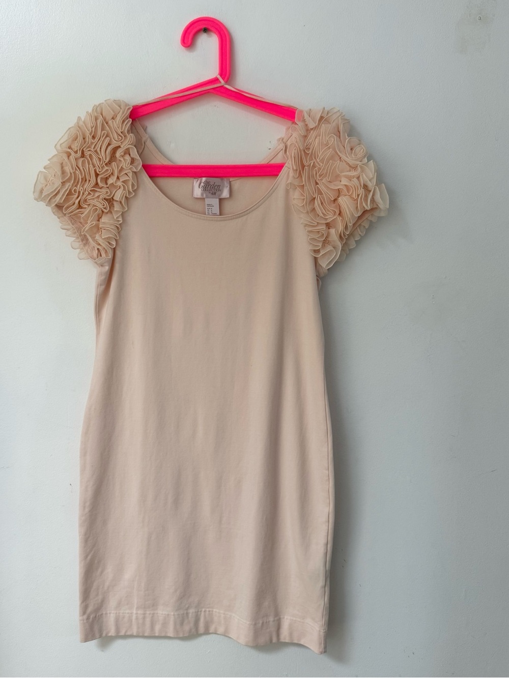 H&M Garden Collection circa 2010 peach dress organic cotton size M - Picture 4 of 8